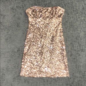 Gold Sequin Dress